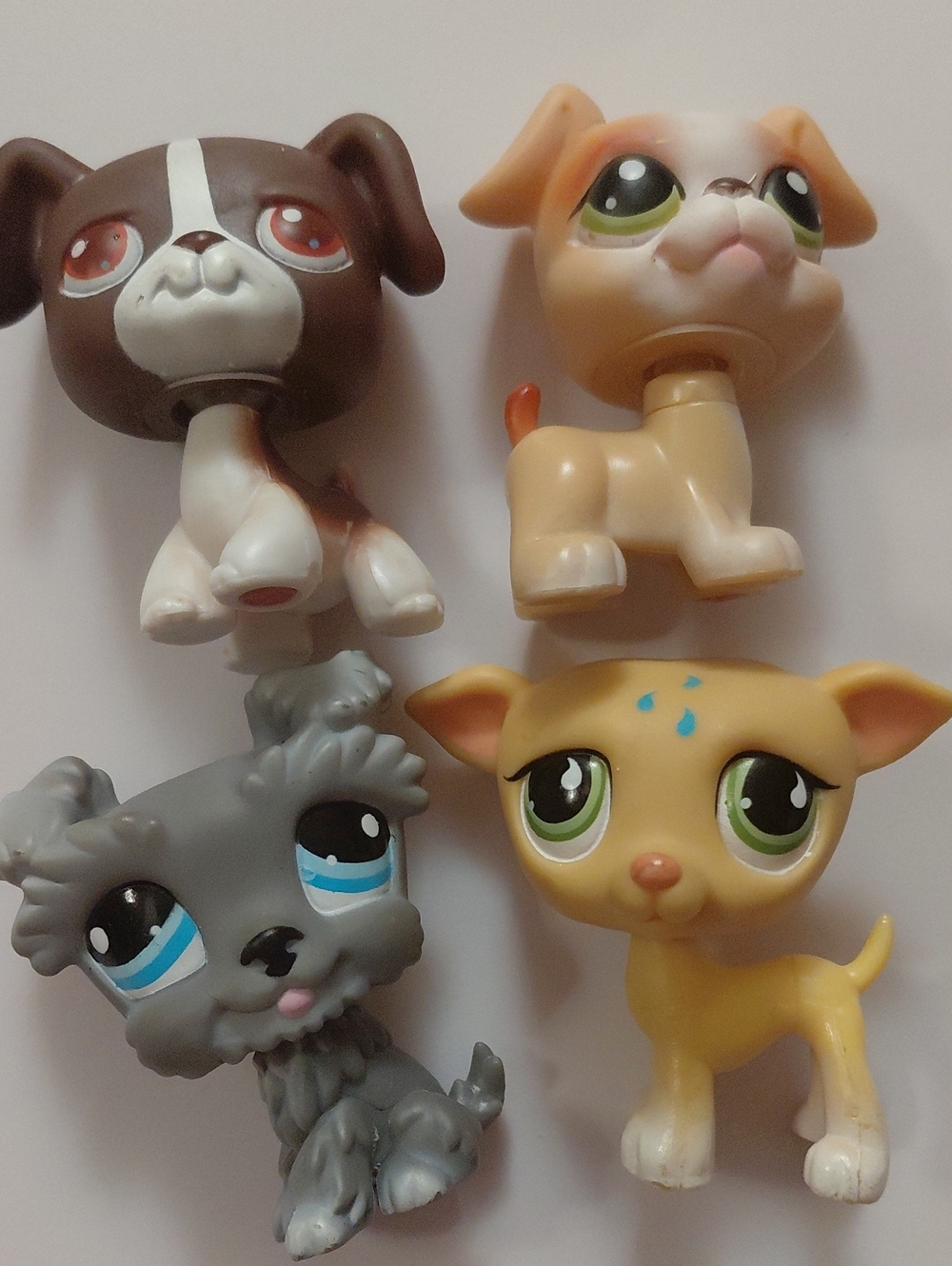 LPS 4 Dog Lot - Littlest Pet Shop Collectible Toys